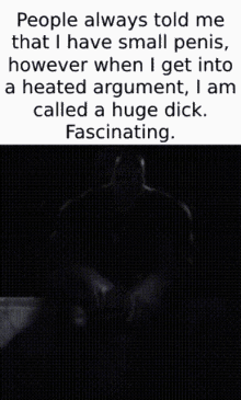 Penis Argument GIF - Penis Argument People Always Told Me GIFs
