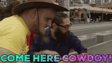 aunty donna cowdoy in the city looking for cowdoy instead of promoting our netflix show come here come