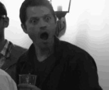 Misha Supernatural GIF - Misha Supernatural Surprised GIFs