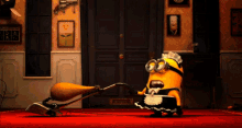 Http://Monstronofinaldolivro.Tumblr.Com/ GIF - Minions Dance Cleaning GIFs