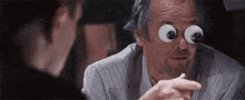 Jack Nicholson Googly Eyes GIF - Jack Nicholson Googly Eyes Thinking GIFs