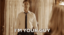 Andrew Walker Merry And Bright GIF - Andrew Walker Merry And Bright Im Your Guy GIFs