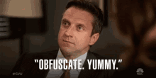 Obfuscate Yummy Yummy GIF - Obfuscate Yummy Yummy Confused GIFs