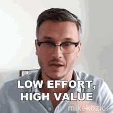 Low Effort High Value Mike Koziol GIF - Low Effort High Value Mike Koziol Biznessrebel GIFs
