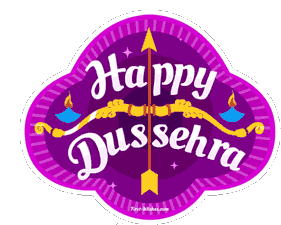Dussehra Happy Dussehra Sticker
