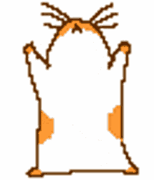 hamster spins pixel cute fat hamster spins pixel cute fat