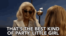 Shades Best Kind Of Party GIF - Shades Best Kind Of Party Little Girl GIFs