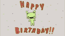Happy Birthday Yay GIF - Happy Birthday Yay Cat GIFs