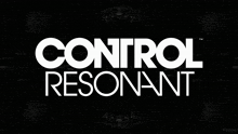 a black and white control resonant logo