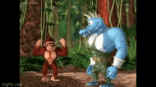 Donkey Kong Country Show Marching GIF - Donkey Kong Country Show Marching Donkey Kong GIFs