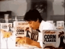 keanu reeves corn flakes cereal eating john wick