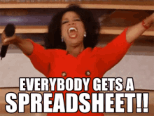 Spreadsheet Everybody Gets A Spreadsheet GIF - Spreadsheet Everybody Gets A Spreadsheet Oprah GIFs