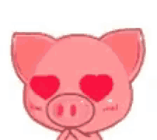Pig Hearts GIF