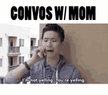 Phone Convo Convo With Mom GIF
