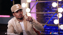 Shh Chance The Rapper GIF - Shh Chance The Rapper The Voice GIFs