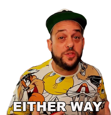 Either Way Doodybeard Sticker - Either Way Doodybeard One Way Or The Other Stickers