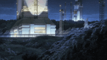 a very large building with the word ccc on it