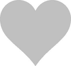 Grey Heart Sticker - Grey Heart Gnm Stickers