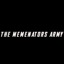 memenators army shoinik