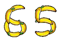 the letter s is made out of bananas on a white background