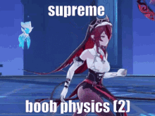genshin genshin impact rosaria supreme boob physics