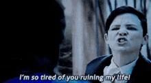 Once Upon A Time Mary Margaret Blanchard GIF - Once Upon A Time Mary Margaret Blanchard Im So Tired Of You Ruining My Life GIFs