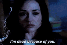 Im Dead Because Of You Allison And Lydia GIF - Im Dead Because Of You Allison And Lydia Allison Argent GIFs