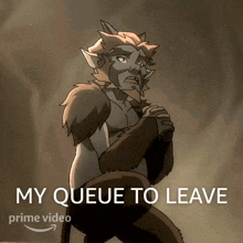 My Queue To Leave Garmelie GIF - My Queue To Leave Garmelie The Legend Of Vox Machina GIFs