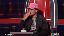 Blow Kiss Chance The Rapper GIF - Blow Kiss Chance The Rapper The Voice GIFs