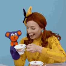 its tea time emma wiggle the wiggles lets drink tea have a cup of tea