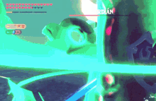 a video game screen shows a monster named rdian