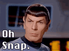 Oh Snap GIF - Star Trek Oh Snap Spock GIFs