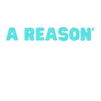 a sign that says a reason to feel in blue and pink