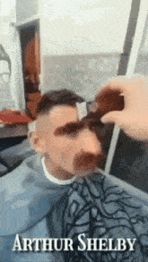 Arthur Shelby Peaky Blinders GIF - Arthur Shelby Peaky Blinders Haircut GIFs