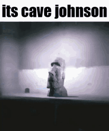 Cave Johnson Aperture Deskjob GIF