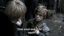 Tyrion And Joffrey Have A Spat. GIF - Season1 Joffrey Tyrion GIFs
