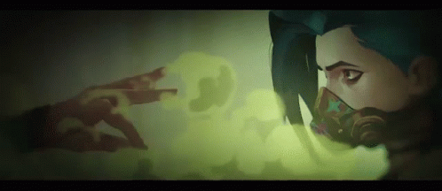 Arcane Jinx GIF - Arcane Jinx Gas Mask GIFs