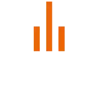 a logo for the rocket scientists with a graph on it
