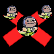 a sign that says admin never dm firs with a cartoon character