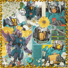 a picture of a robot with a wrench in his hand is displayed on a picmix page