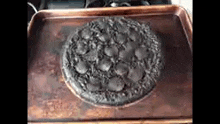 Pizza Black Why Is My Pizza Black GIF