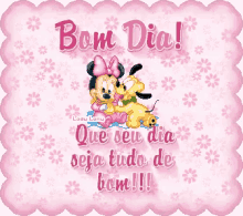 Minnie Mouse And Pluto Bom Dia GIF - Minnie Mouse And Pluto Bom Dia Friends GIFs