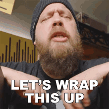 Lets Wrap This Up Ryan Bruce GIF - Lets Wrap This Up Ryan Bruce Fluff GIFs