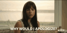 why would i apologize i didnt do anything wrong i have no need to apologize im not going to apologize selma blair