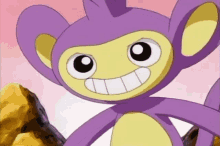 Aipom Grin GIF - Aipom Grin Ready To Go GIFs