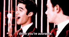 Glee Blaine Anderson GIF - Glee Blaine Anderson I Think Youre Adorable GIFs