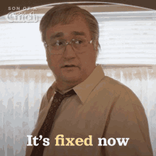 Its Fixed Now Mike GIF - Its Fixed Now Mike Son Of A Critch GIFs