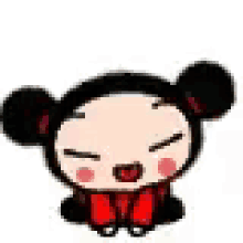 tongue out pucca