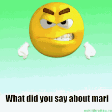 What Did U Say About Mari GIF - What Did U Say About Mari GIFs