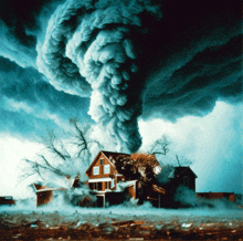 Tornado Destroy GIF - Tornado Destroy House GIFs